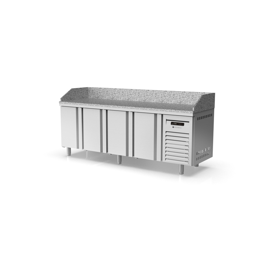 Meuble pizza 700 positif - 4 portes - CORECO - MR70-225-P