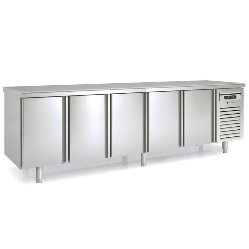 Meuble 700 positif traversant - 5+5 portes pleines - CORECO - MFCG-300