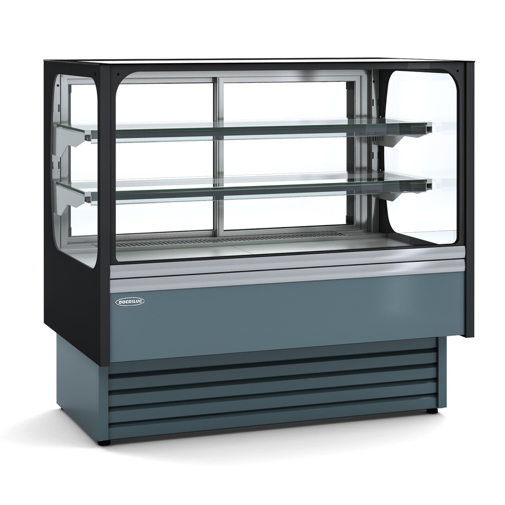 Vitrine basse service arrière réfrigérée - DOCRILUC - VV-6-9-RGM