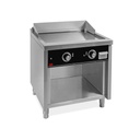 Fry top électrique 800 sur placard 750 acier rectifié - HR FAINCA - FTE7508E