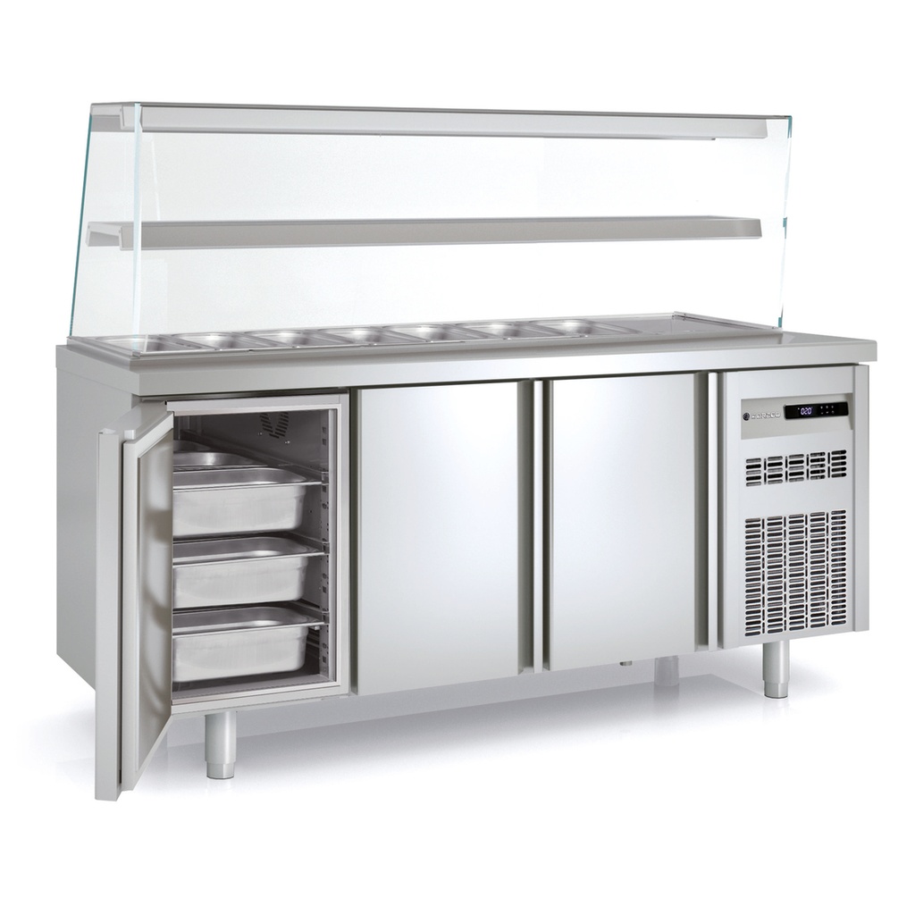 [MFK70-180] Meuble de préparation 700 positif - 3 portes - CORECO - MFK70-180