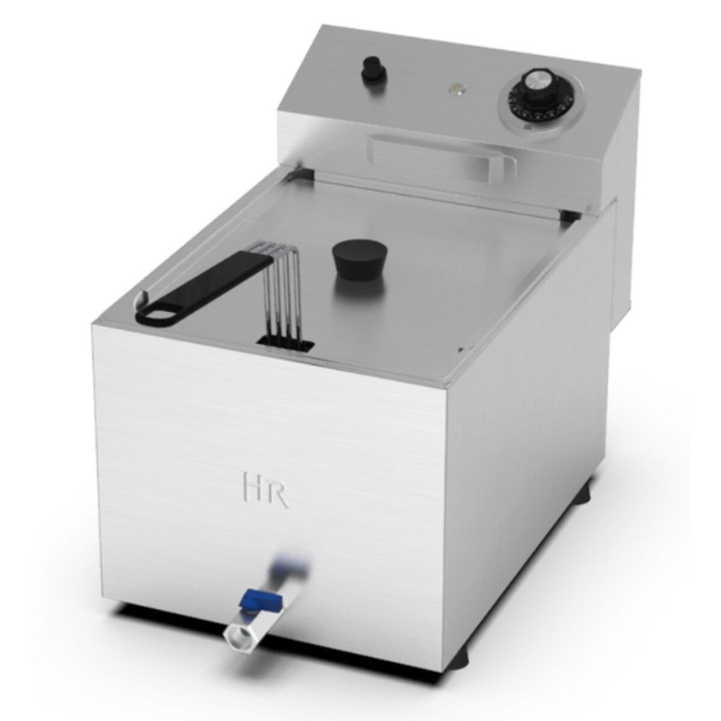 Friteuse 8L haut rendement avec vidange - HR FAINCA - FD8LARC