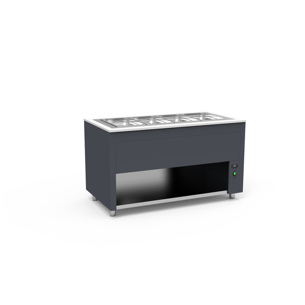 Smart Buffet cuves chaudes bain marie sec - ERATOS - SBCS-4G-G
