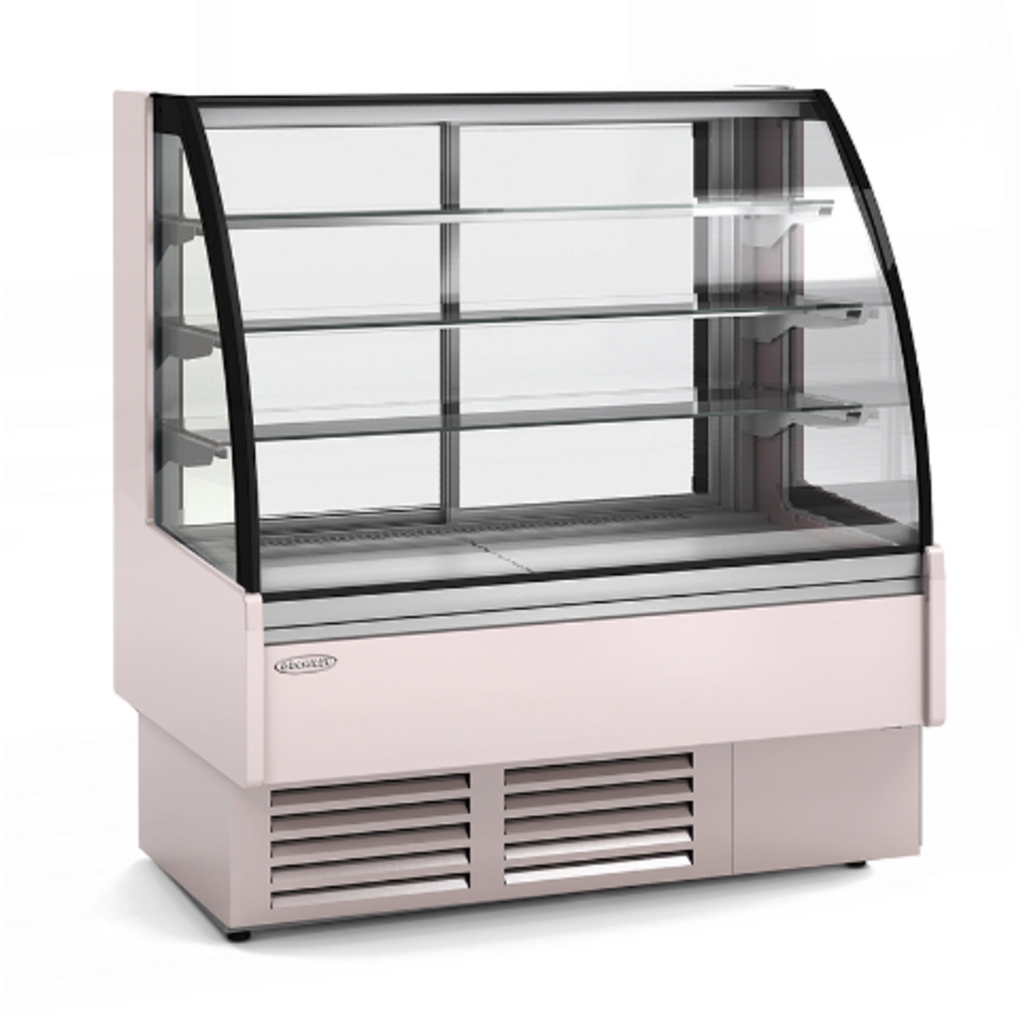 Vitrine service arrière 3 étagères réfrigérée - DOCRILUC - VV-6-16-C