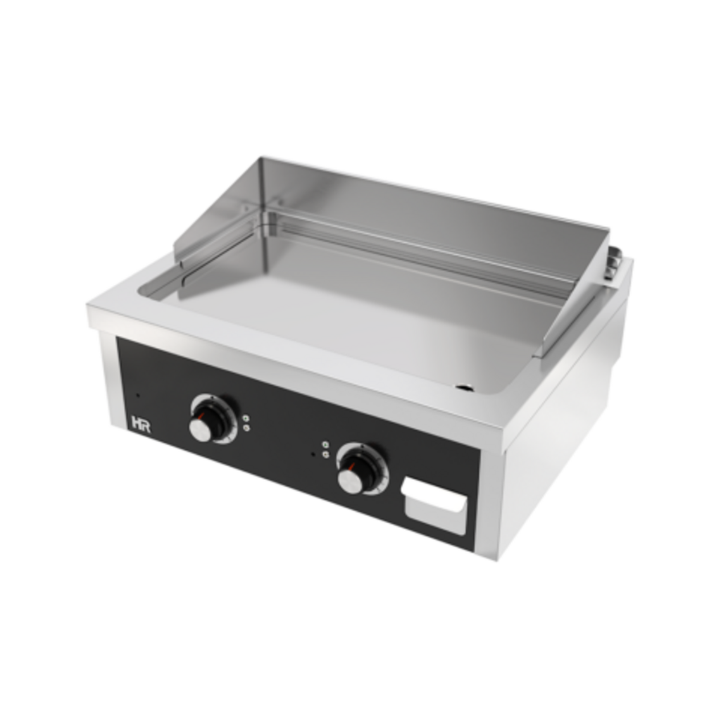 Fry top électrique 800 á poser  600 chromée - HR FAINCA - FTE6008SCR