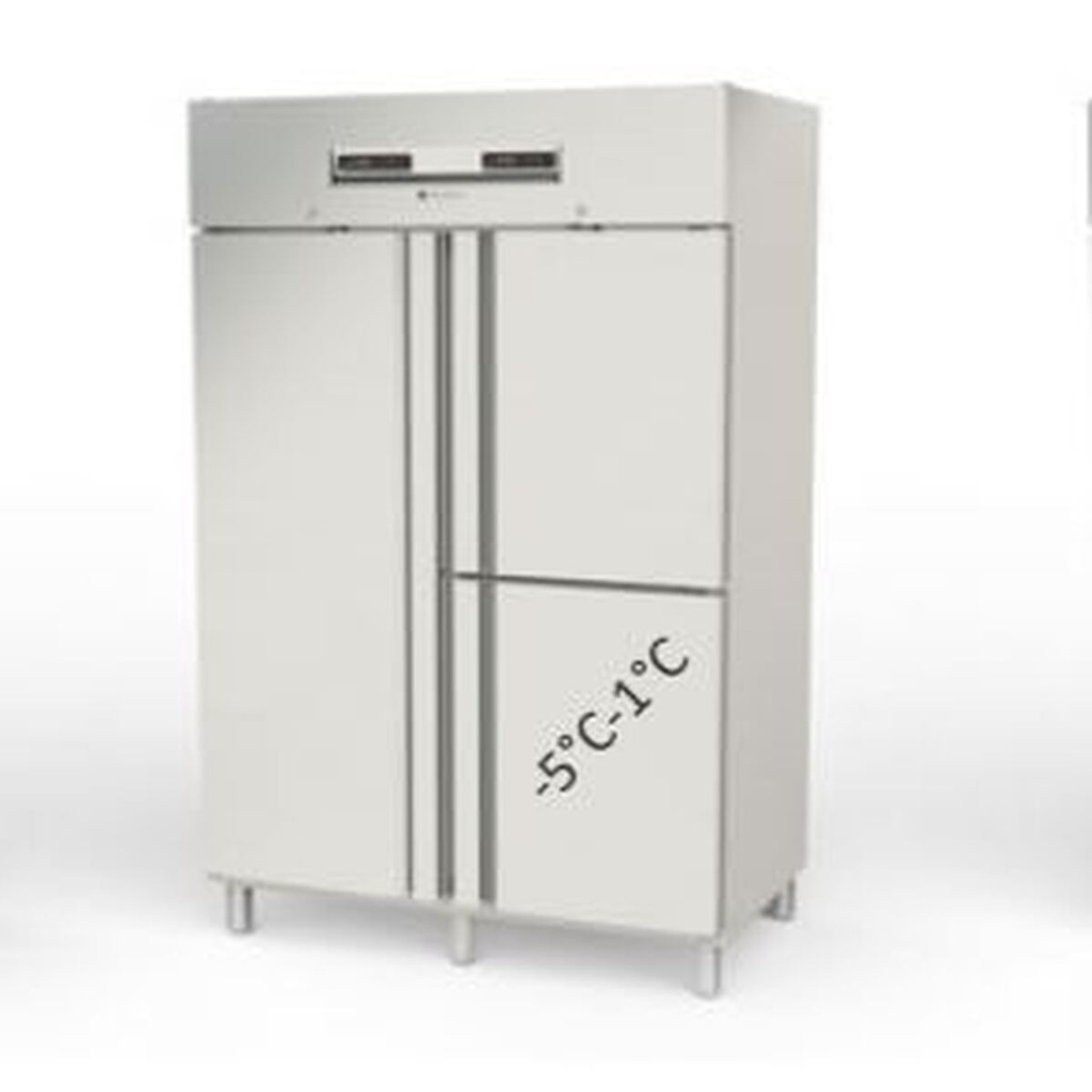 Armoire GN2/1 bi-température 1 p. + 2 portillons - CORECO - AGP-1003