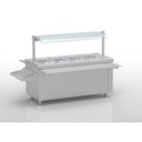 Ilot central avec bain marie à eau - ERATOS - SBMC-200