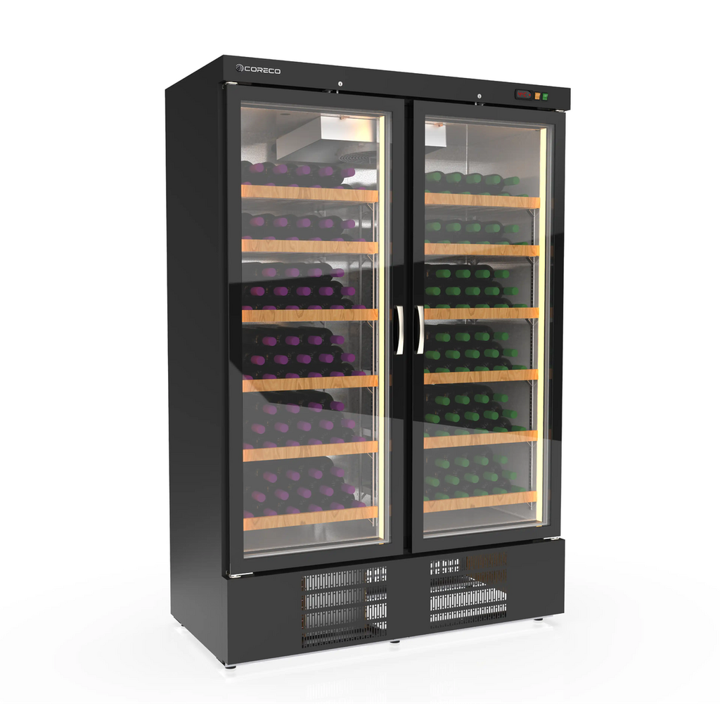 Armoire à vin bi-température 2 portes - CORECO - EBRW-1302/2-NI