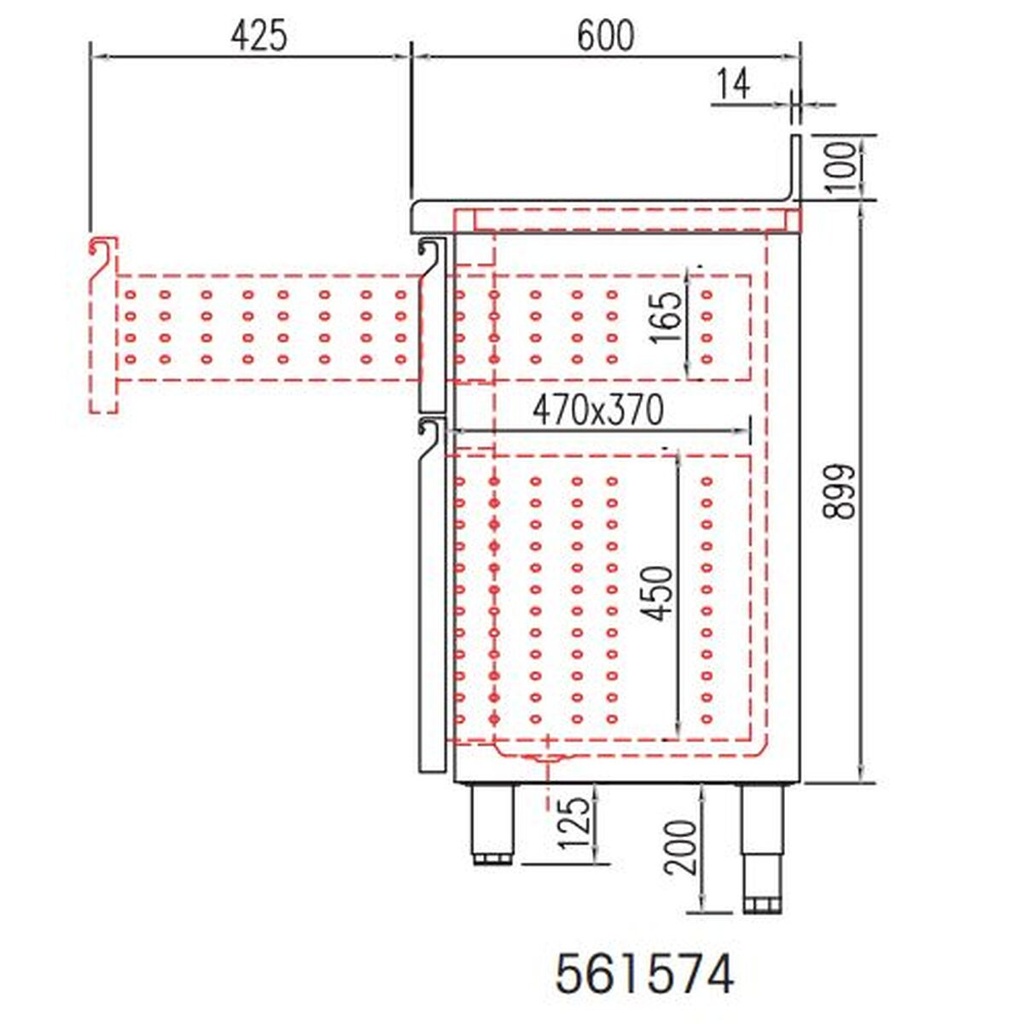 Kit tiroir pour meuble 600 FMR - CORECO - 561574