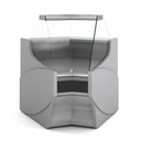 Vitrine d'angle pour gamme VE-9 - DOCRILUC - VE-9N-AN45-RR