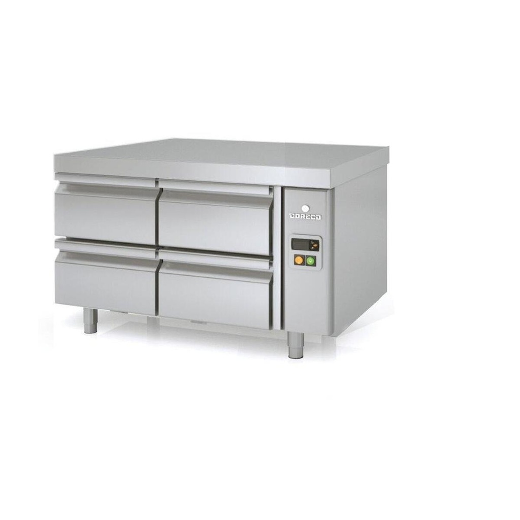 Meuble soubassement 700 grp à distance 2 x doubles tiroirs - CORECO - MFBP-105-CC