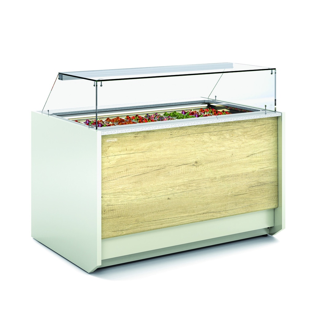 Vitrine saladette profondeur 1000 - DOCRILUC - VETB-10-15-TF1/6