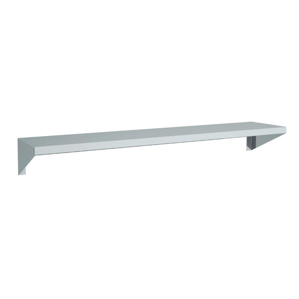 Etagère murale pleine en inox - ERATOS - EML25-100