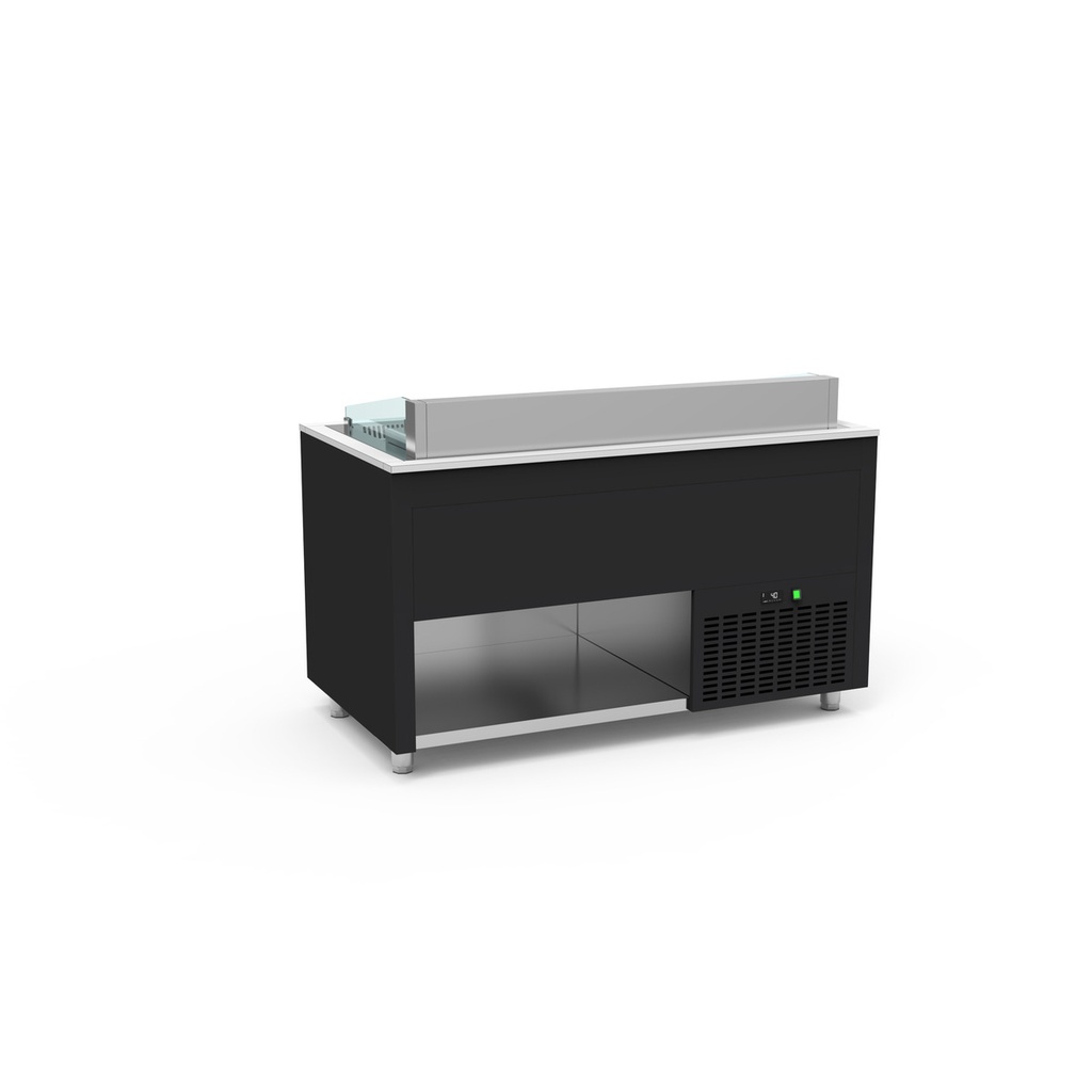 Smart Buffet cuve froide ventilée murale - ERATOS - SBCVM-4G-N