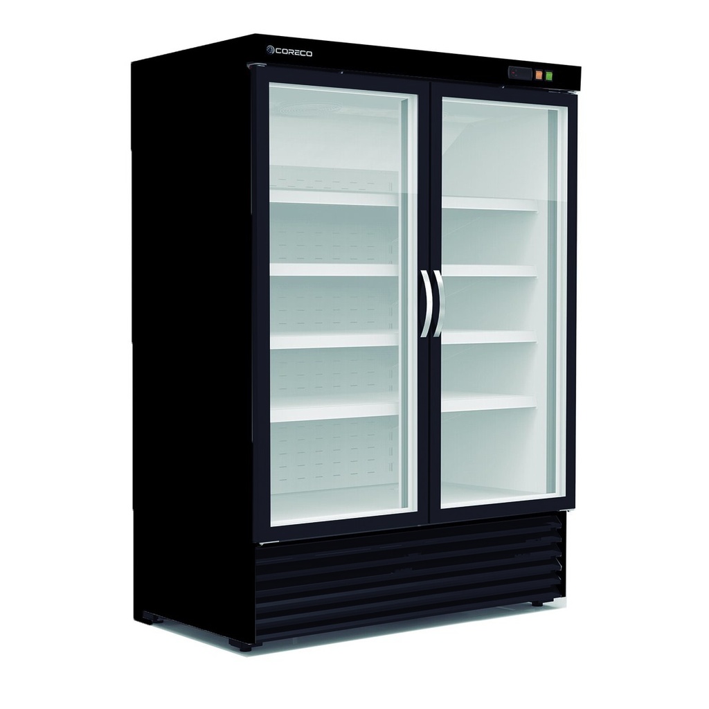 Armoire minimarket positive 2 portes - CORECO - RVC-1002-NB