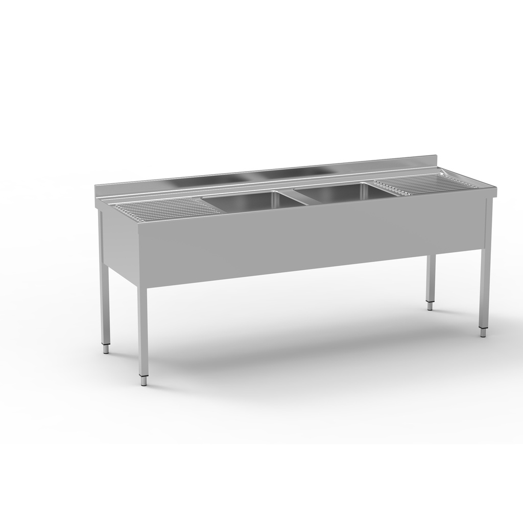 Plonge standard série 700 en inox - ERATOS - FGB-227/22