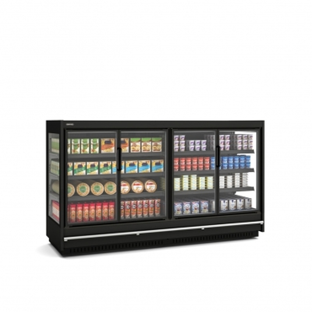 Vitrine semi verticale gamme LIME - Sans groupe - DOCRILUC - RMS15133-12-M1