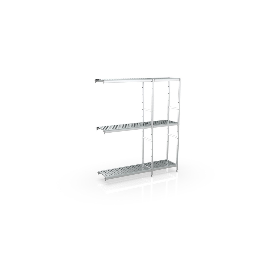 Rayonnage d'angle 1880x1970x400 3 niv - CORECO - A254