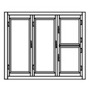 Armoire Froide Démontable négative 2 portes + 2 portillons - CORECO - AFD-3C-B