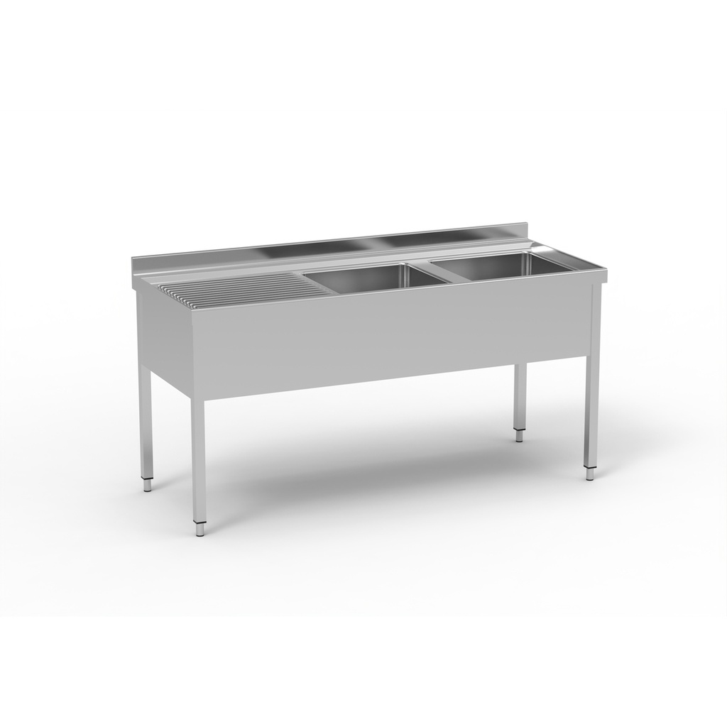 Plonge standard série 700 en inox - ERATOS - FGB-187/21I