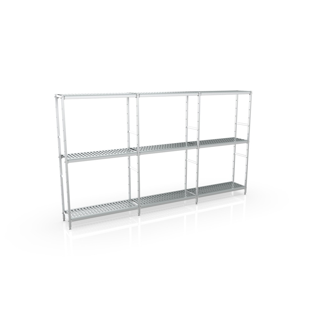 Rayonnage linéaire 4360x1670x500 3 niv - CORECO - L578