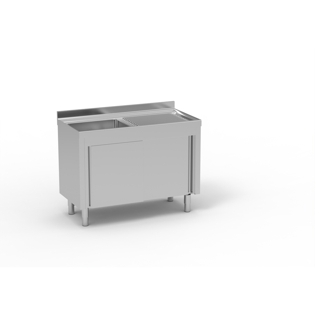 Meuble plonge inox - ERATOS - FMM-126/11D