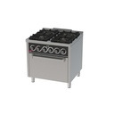 Fourneau 4 feux vifs s/750  avec four électrique - HR FAINCA - C4F750HE