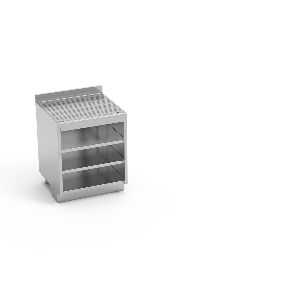 Bar Lynx module d'étagères avec plan de travail perforé - ERATOS - LMC-70