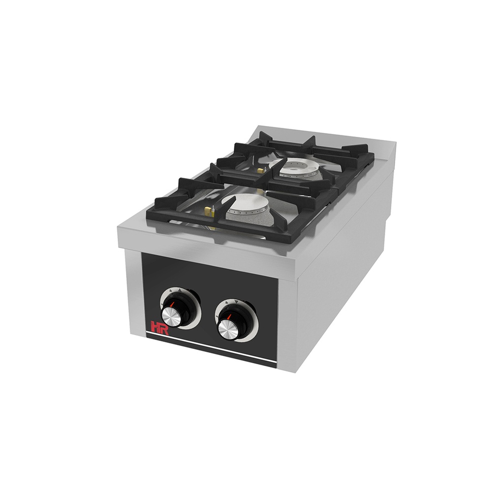 Fourneau 2 feux vifs s/750  á poser - HR FAINCA - C2F750S