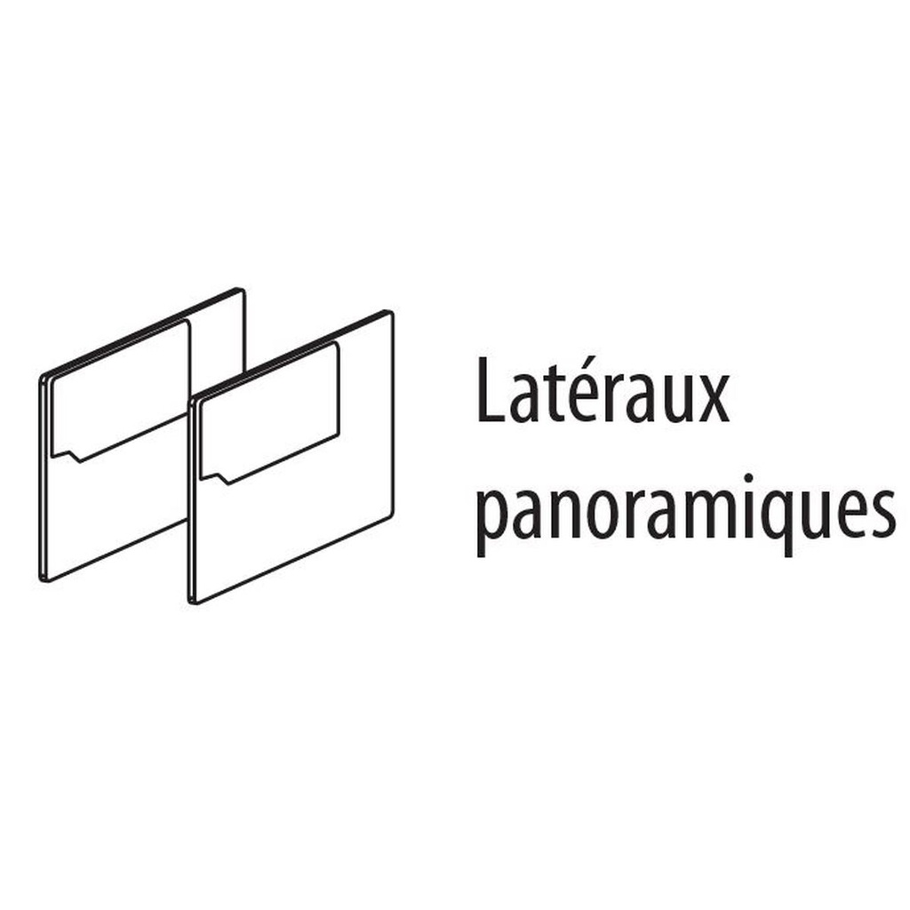 Kit côtés pour vitrine gamme SVES - DOCRILUC - LPSVESAT-I