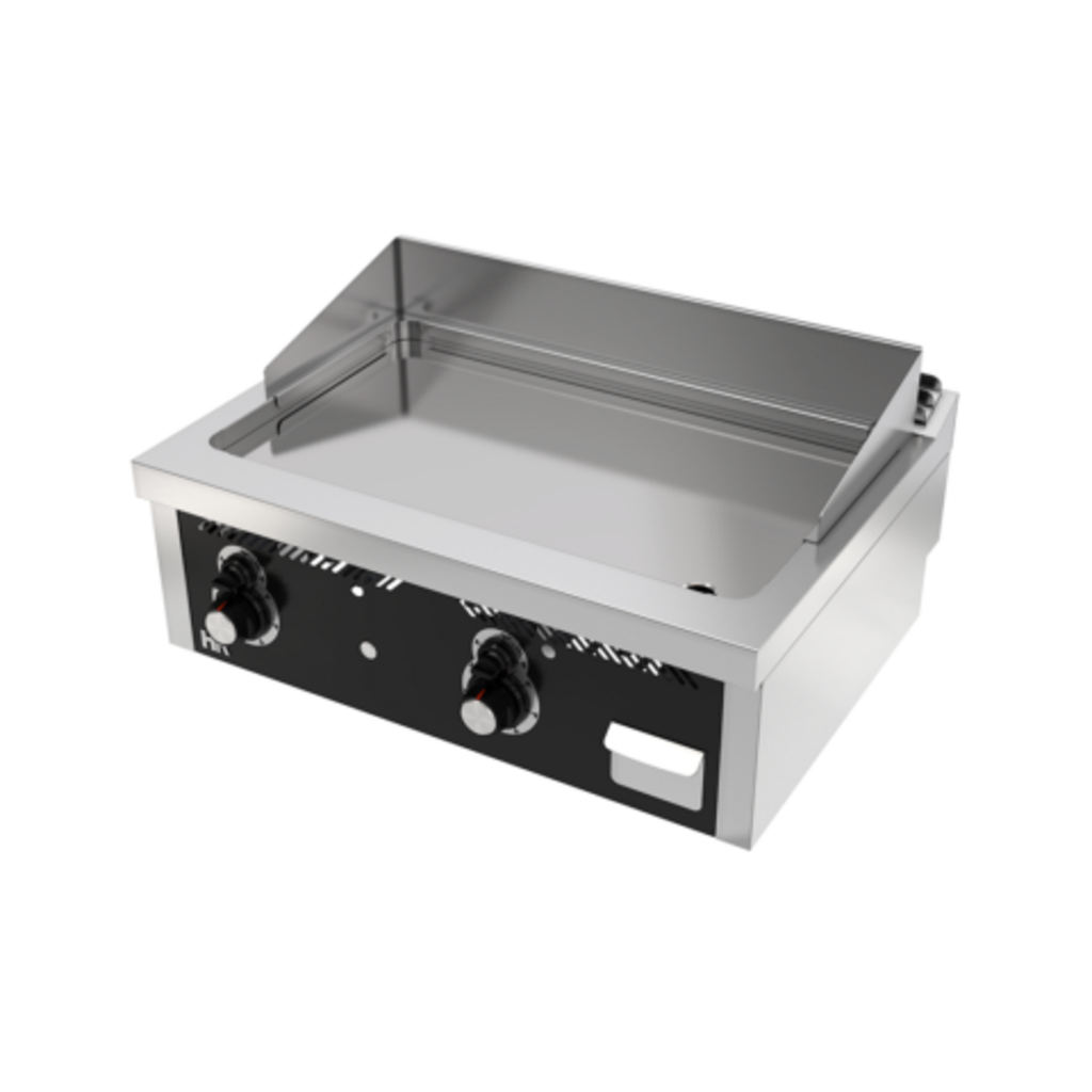 [FT6008SCR] Fry-top s/600 chromée  800  á poser - HR FAINCA - FT6008SCR