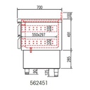 Kit tiroir pour meuble 700 MF et saladettes - CORECO - 562451