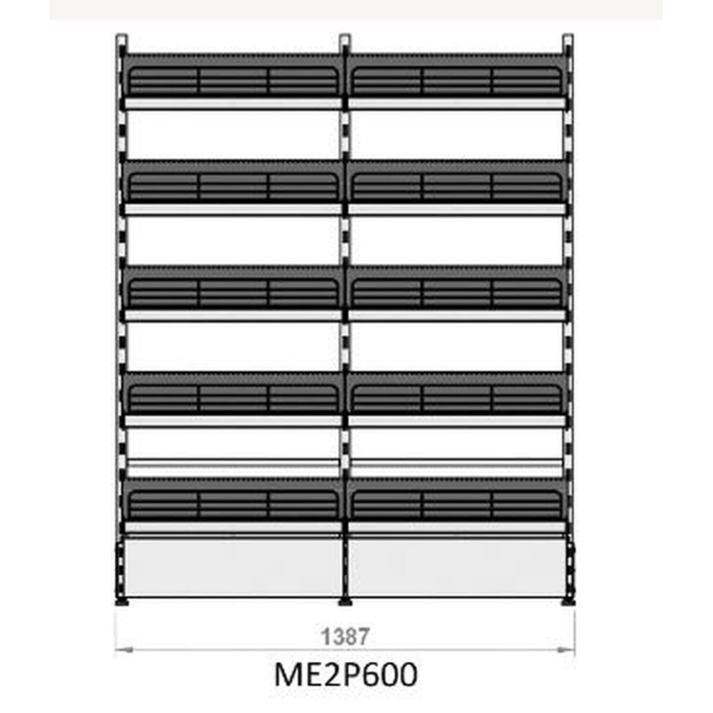Etagères pour AFD et RFM - CORECO - ME2P600