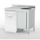 Plonge lave-vaisselle incorporé - ERATOS - FMLM-127/11-I