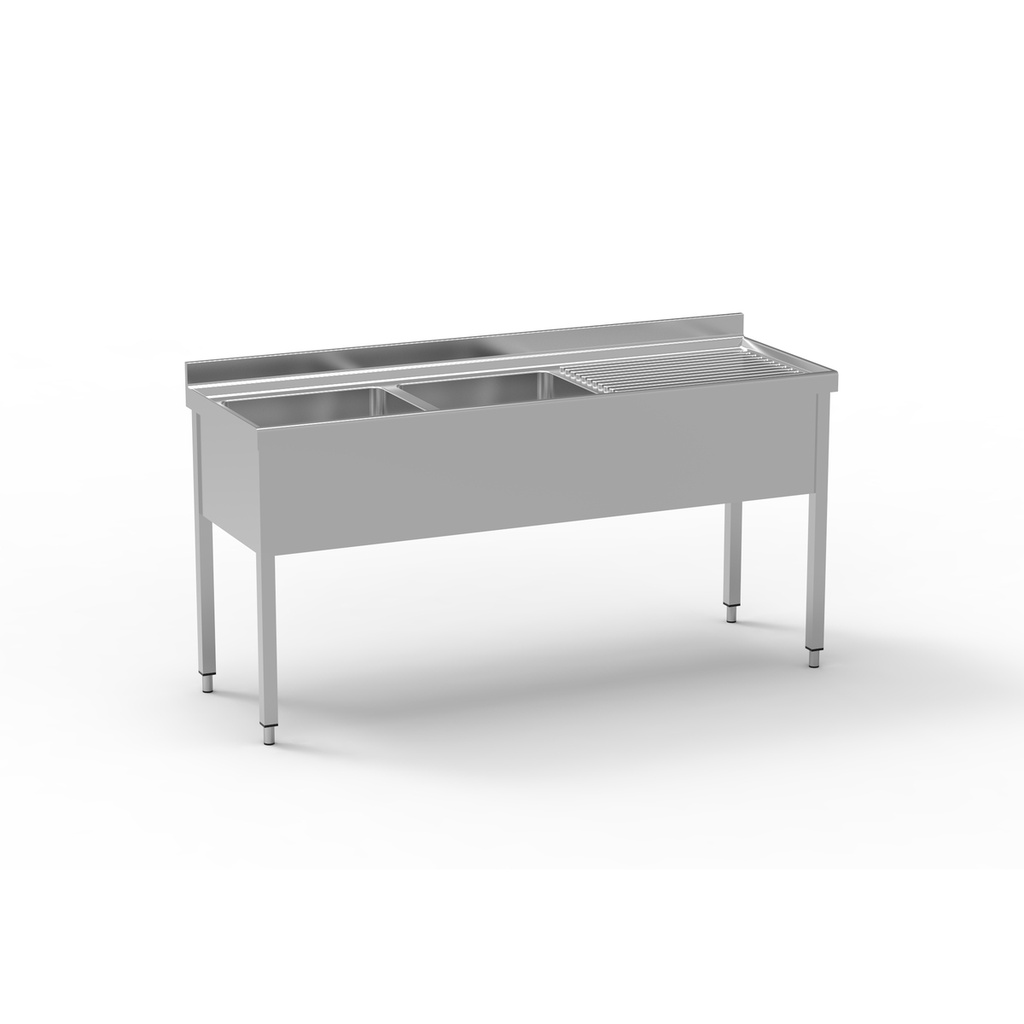 Plonge standard série 600 en inox - ERATOS - FGB-186/21D