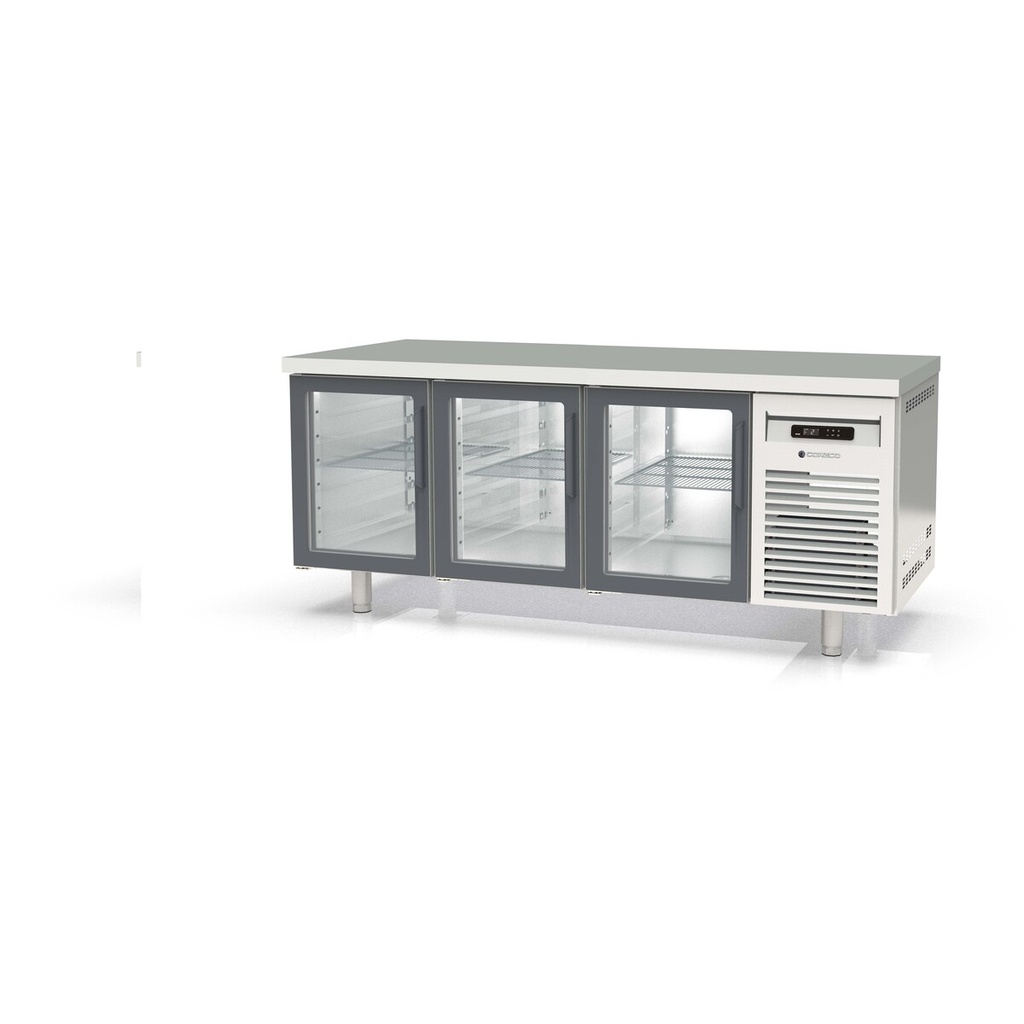 Meuble 800 négatif - 3 portes vitrées - CORECO - MCPV-200