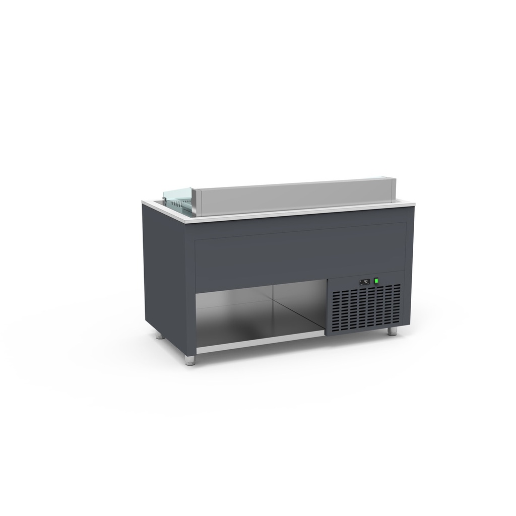 Smart Buffet cuve froide ventilée murale - ERATOS - SBCVM-4G-G