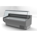 Vitrine horizontale positive prof 800 avec étagère - DOCRILUC - VED-8-13-R