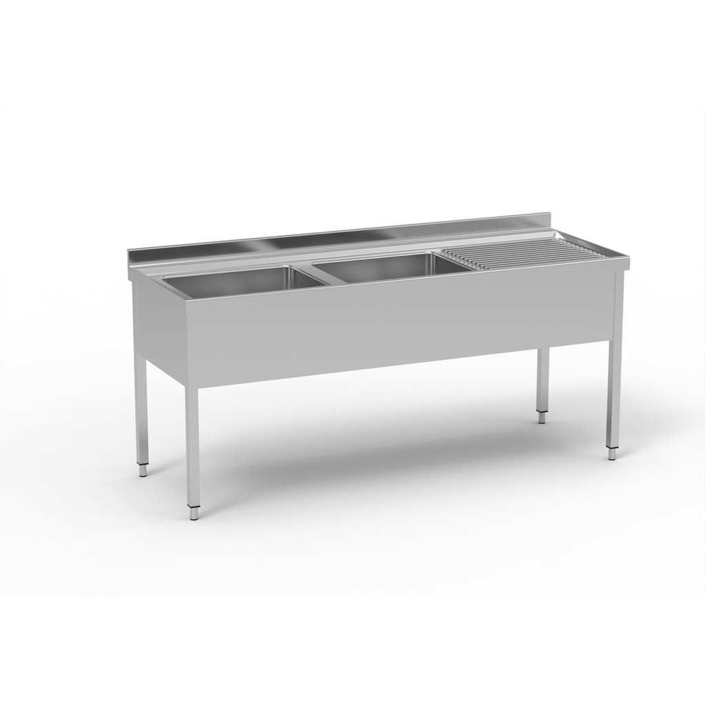 Plonge standard série 700 en inox - ERATOS - FGB-207/21D