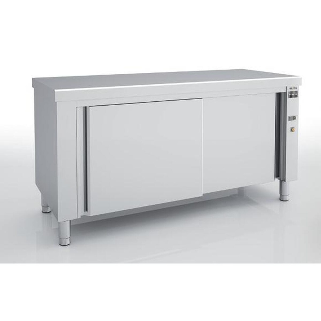 Meuble chaud en inox - ERATOS - MCA70-120C