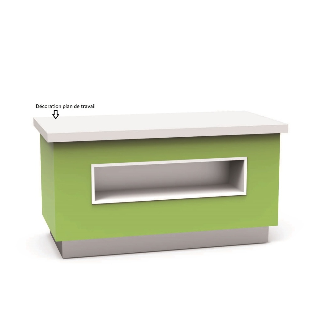 [BDCE11-3GN] Décoration plan de travail pour buffet modulaire - ERATOS - BDCE11-3GN
