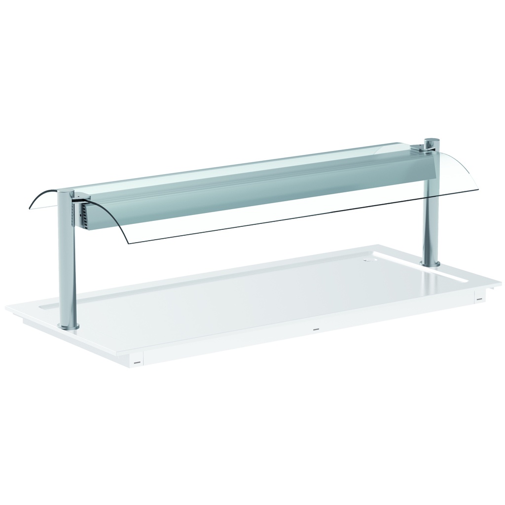 Renfort pour support avec verre sans lumière pour self 6GN - ERATOS - SPN-6GN