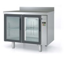 Meuble 600 négatif sans groupe 2 p. vitrées - CORECO - MCSPV-120