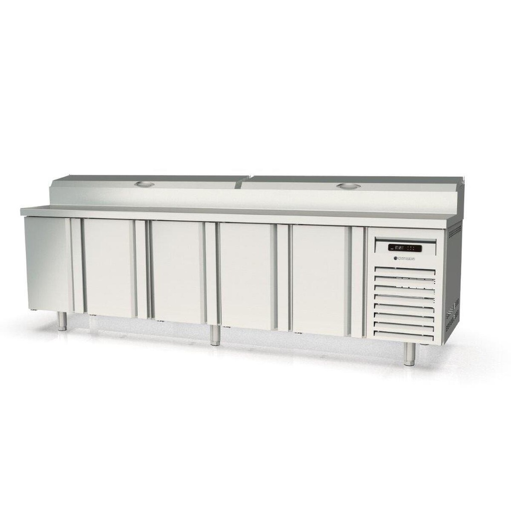 Meuble de préparation 700 positif - 5 portes - CORECO - MFEI70-270-1/6