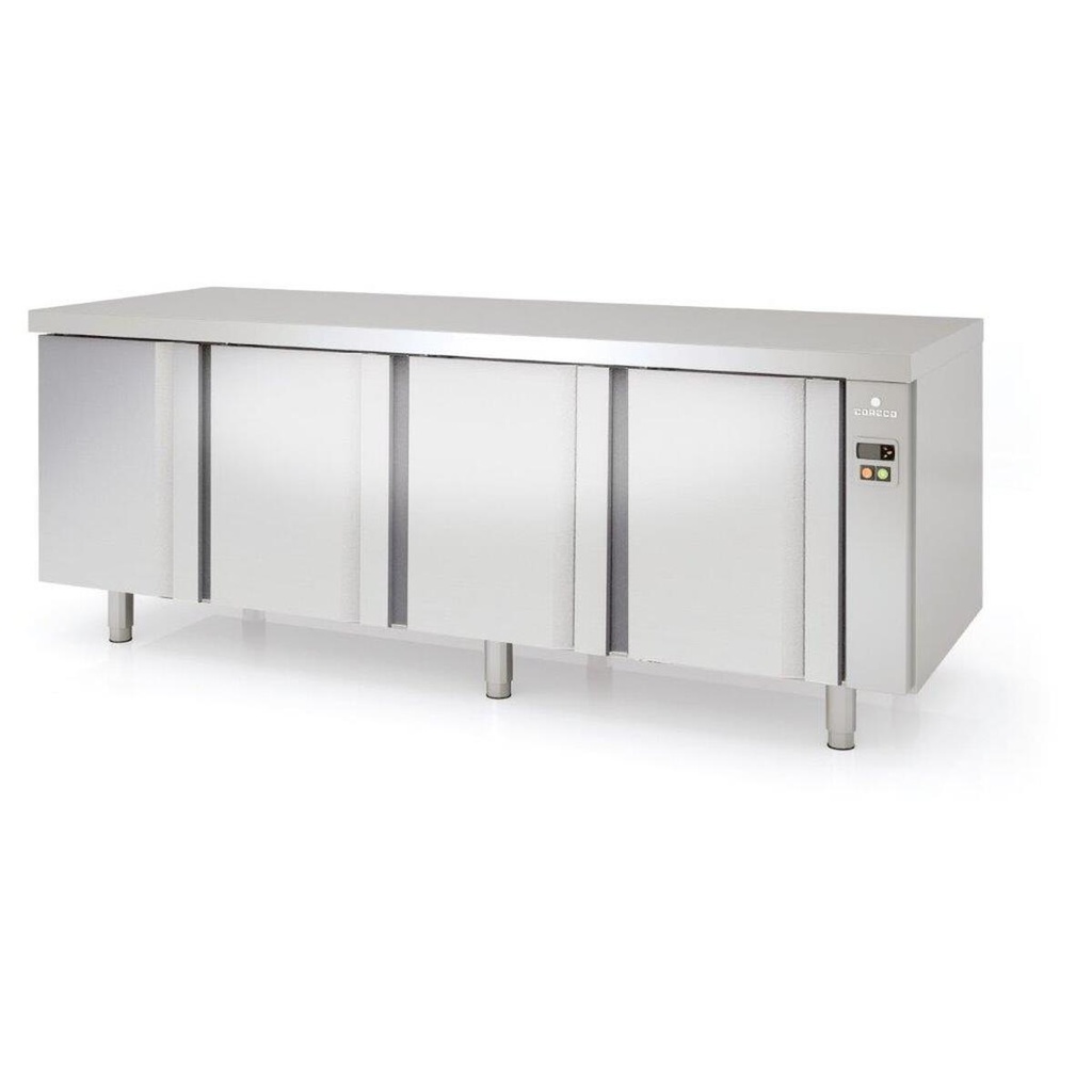 [MCPP-220] Meuble 800 négatif grp à distance 4 portes pleines - CORECO - MCPP-220