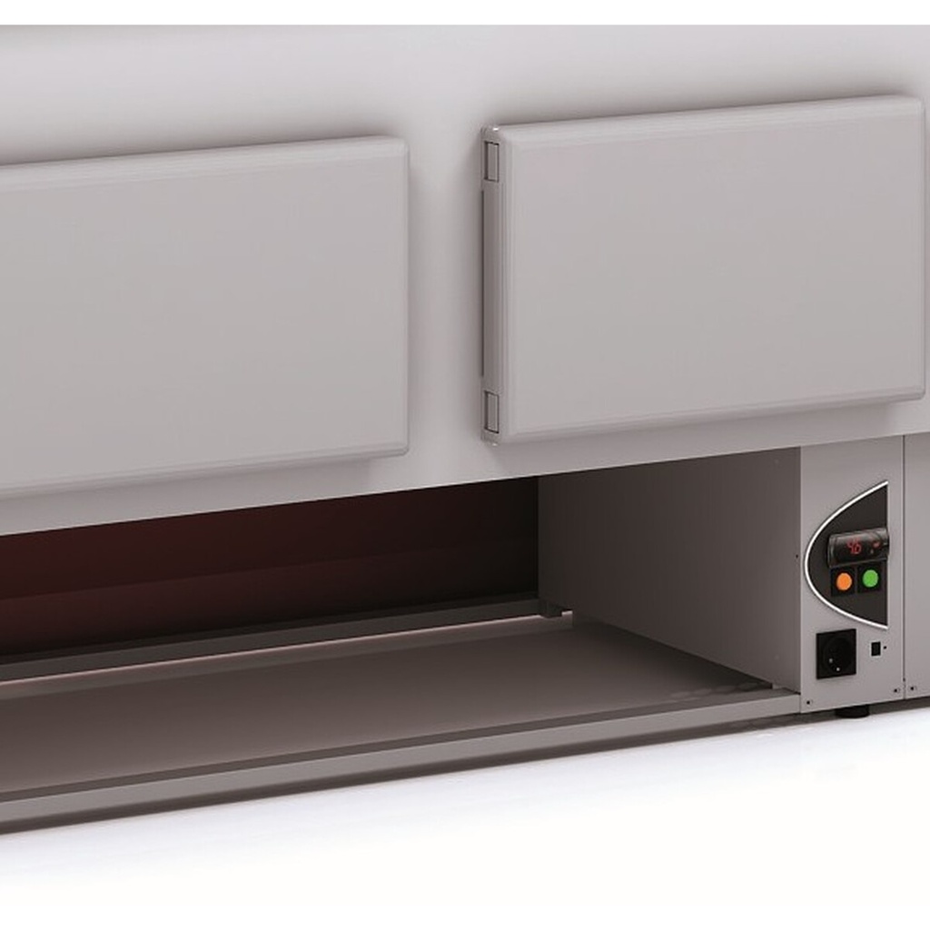 Kit étagère pour châssis côté groupe pour vitrine VE-9-15 - DOCRILUC - ECLG-9-15