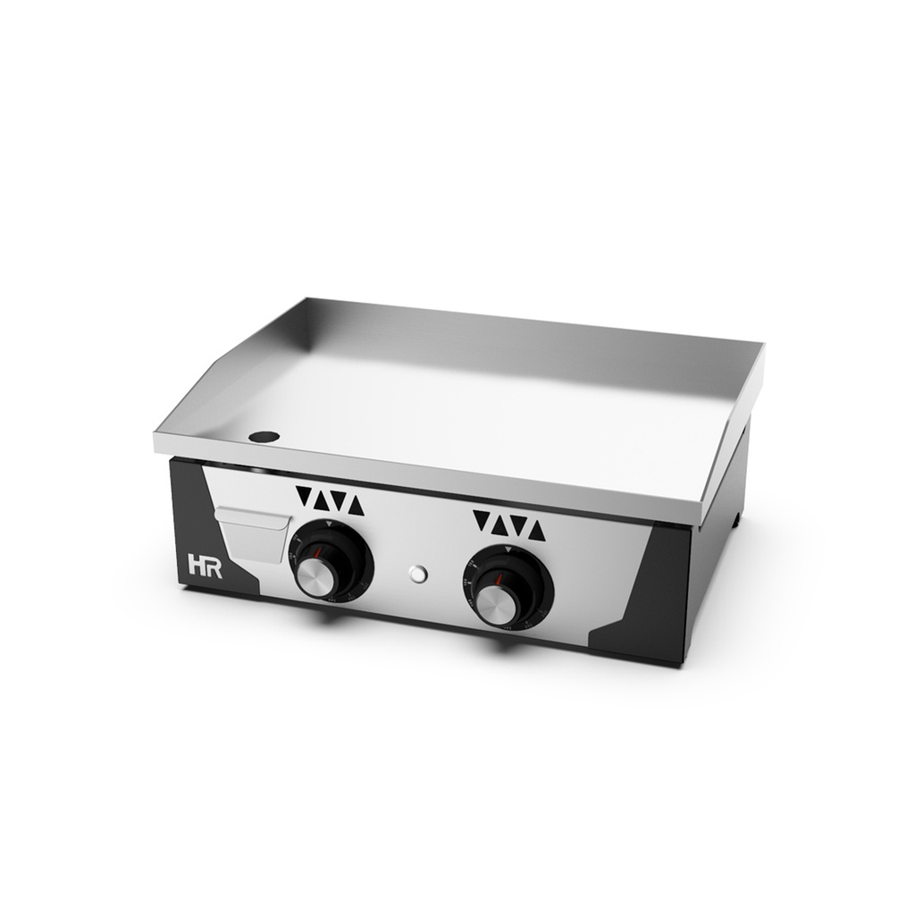 Plancha électrique 15 mm - Revêtement chrome - HR FAINCA - PLCE6100CR