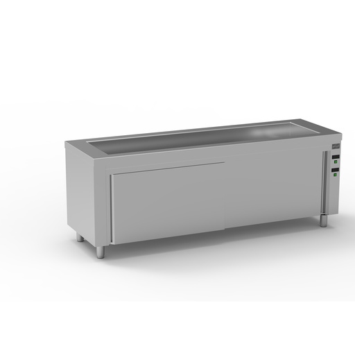 [MBSR-225] Meuble bain-marie sec en inox - ERATOS - MBSR-225