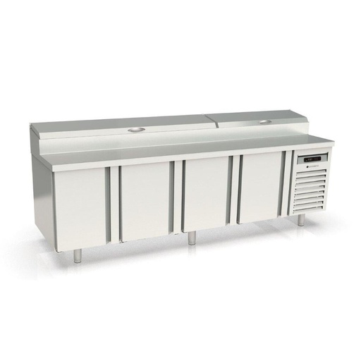 [MFEI80-250] Meuble de préparation 800 positif - 4 portes - CORECO - MFEI80-250