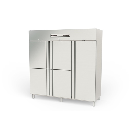 [AGP-2005] Armoire GN2/1 bi-température 1 p. + 4 portillons - CORECO - AGP-2005